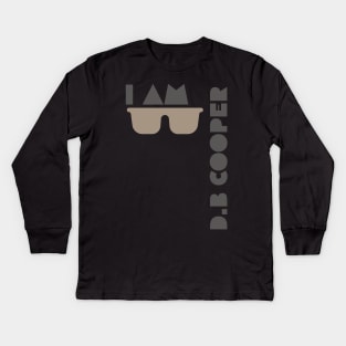 I am DB Cooper Kids Long Sleeve T-Shirt